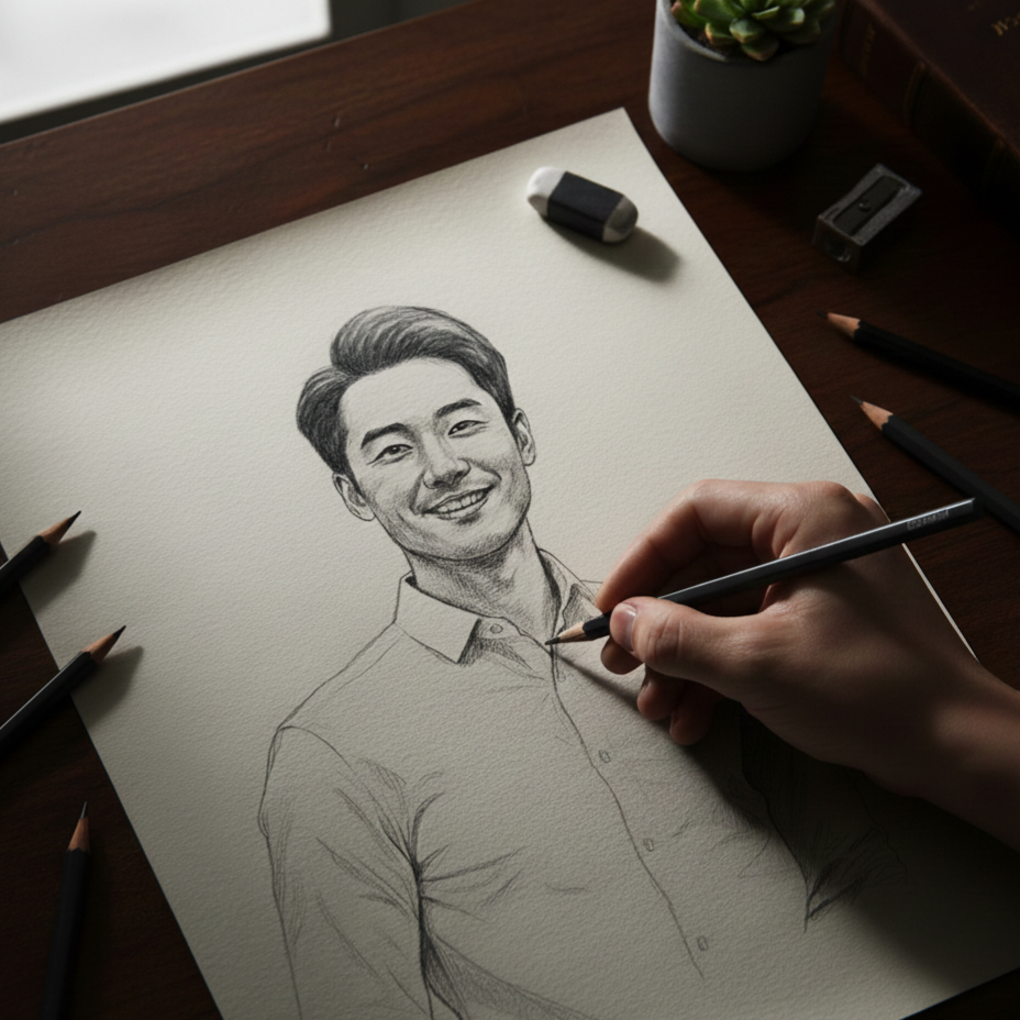 JASA SKETSA WAJAH MURAH/JASA GAMBAR WAJAH MURAH/JASA LUKIS WAJAH MURAH