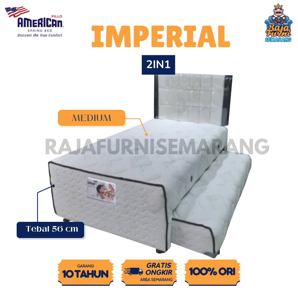 Springbed Imperial 2in1 American Pillo