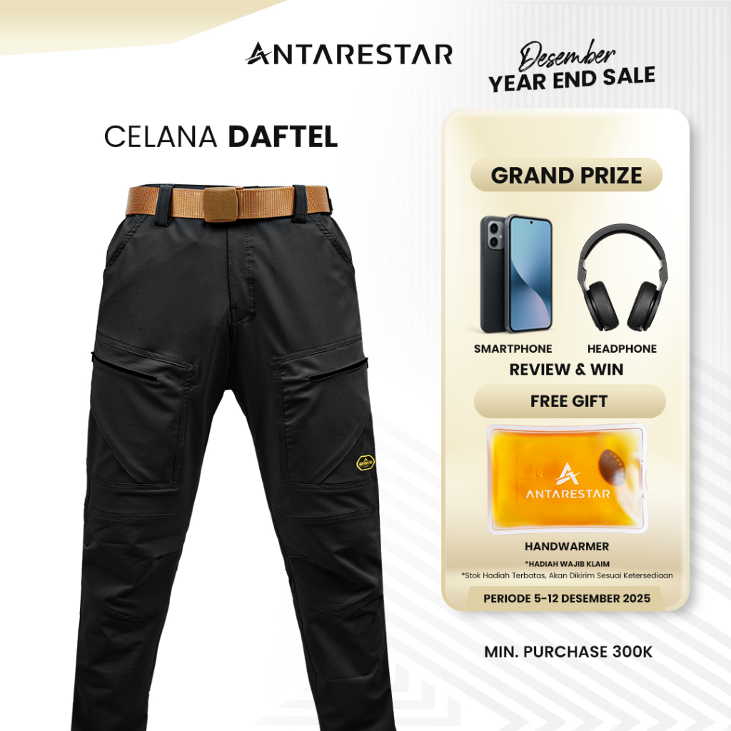 ANTARESTAR Official - Celana Gunung Daftel Celana Gunung Panjang Outdoor Celana Gunung Pria Wanita H