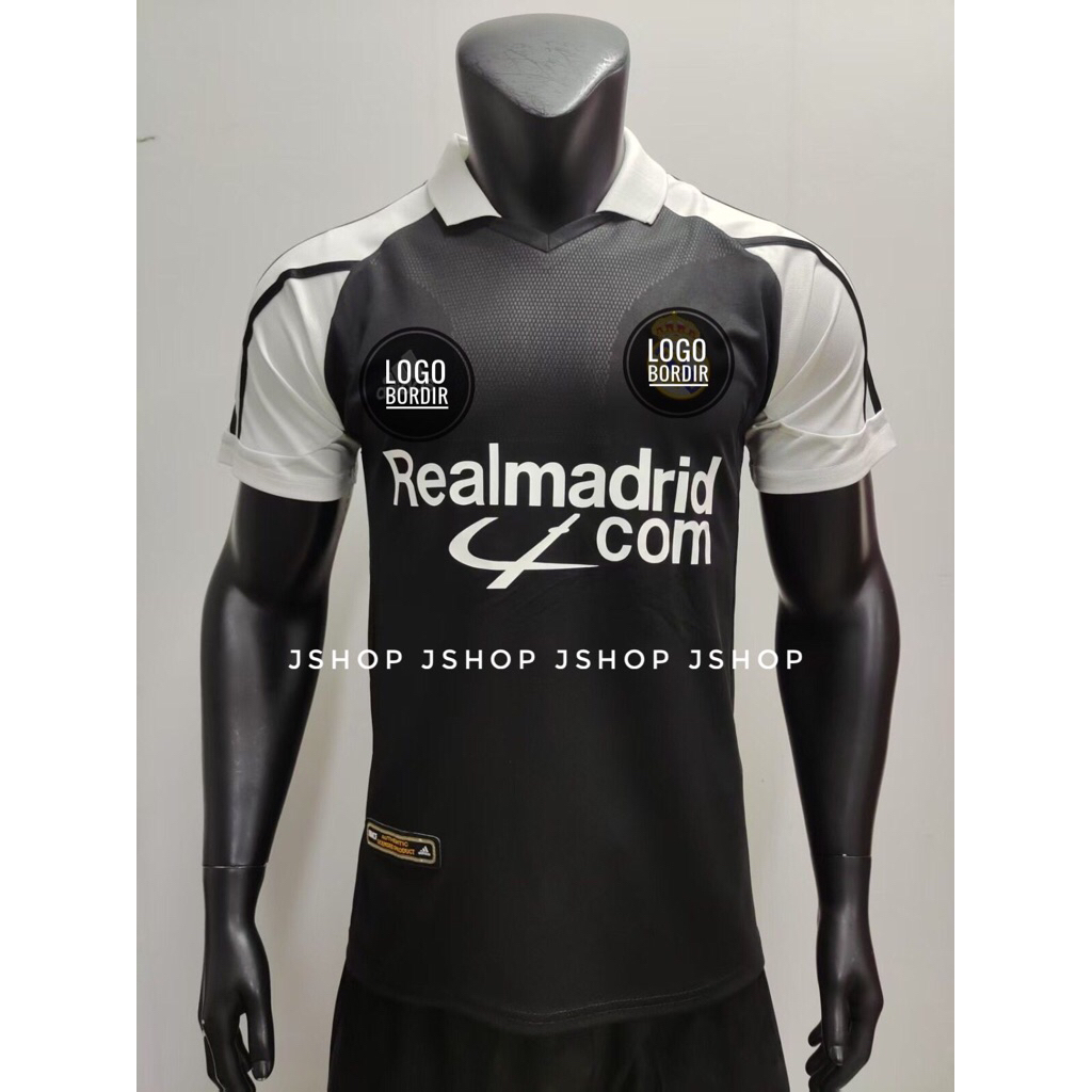 JERSEY BAJU BOLA RETRO MADRID AWAY 2000/02 JERSEY BOLA RETRO BLOKCORE 2001