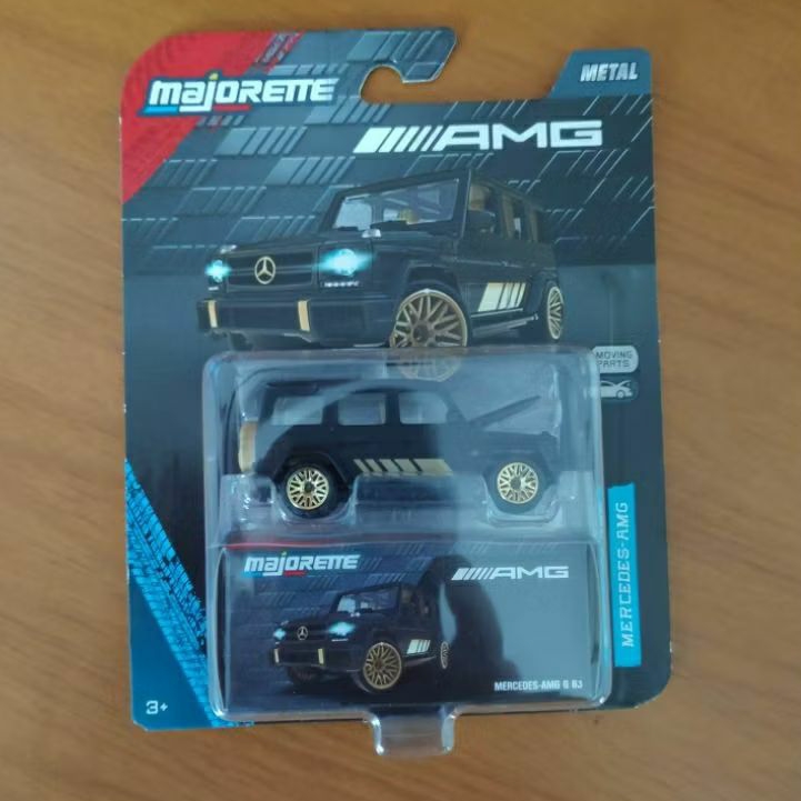 majorette moving parts Mercedes Benz AMG G 63 black gold limited edition with moving parts hitam ban