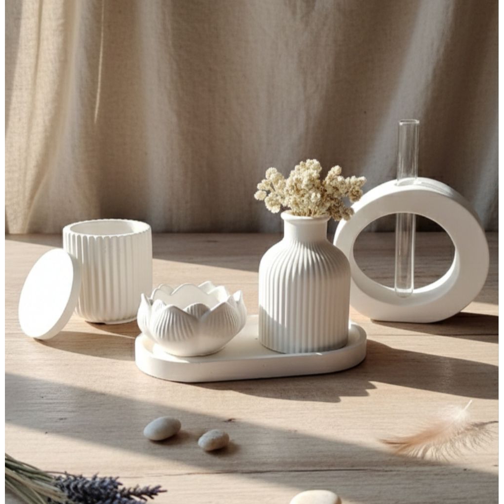 Bloom_Day Set 9Pcs Set Properti Konten Set Home Dekor Kado Wisuda Home Dekor Estetik