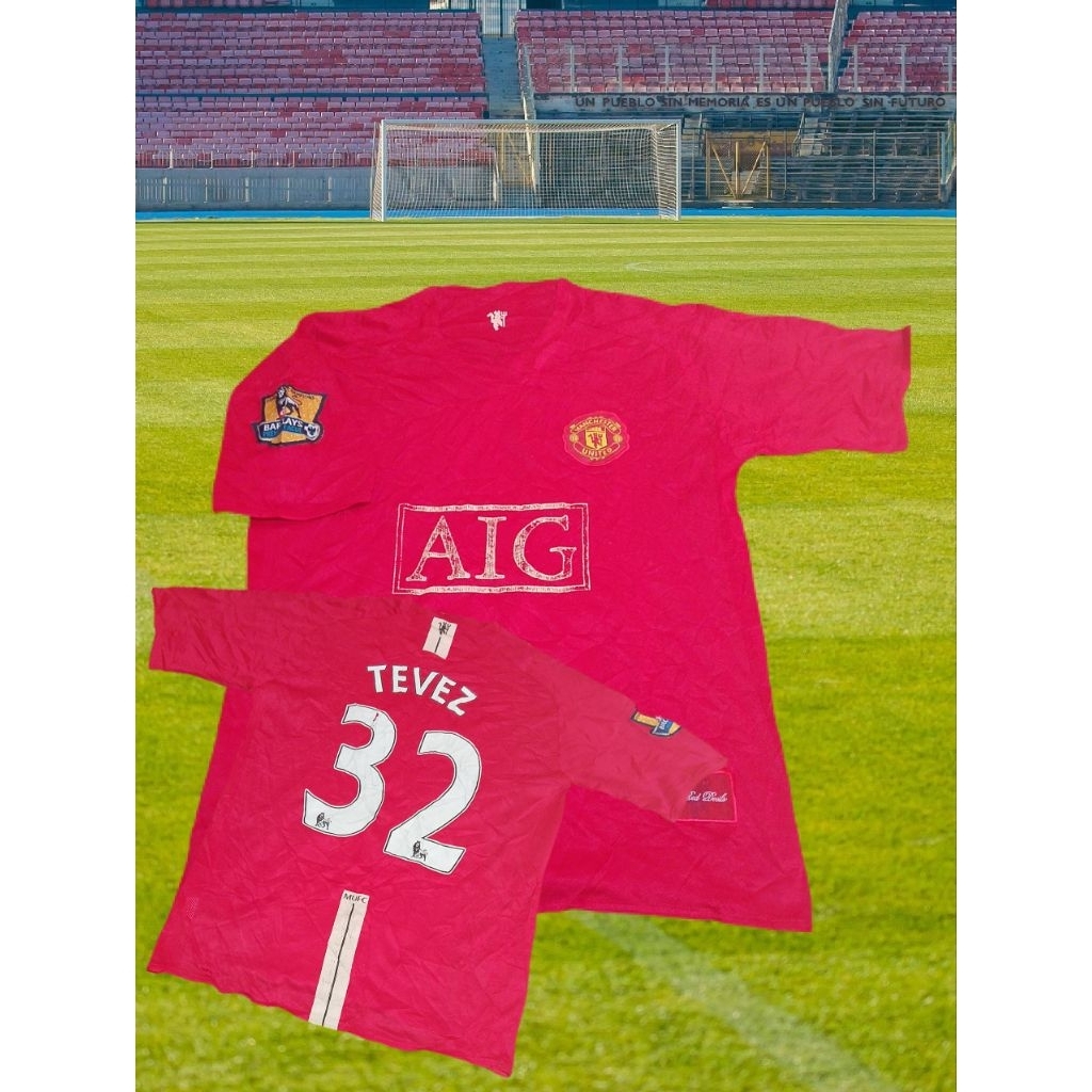 jersey vintage Manchester United Tevez