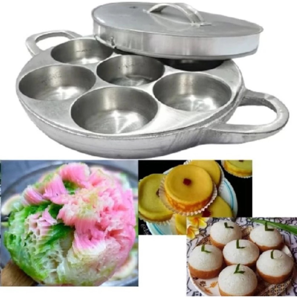 cetakan kue BIKANG PRIMA| Martabak Mini| kue Lumpur |Apem| Bikang Ambon| Wingko Cilor|  6cm
