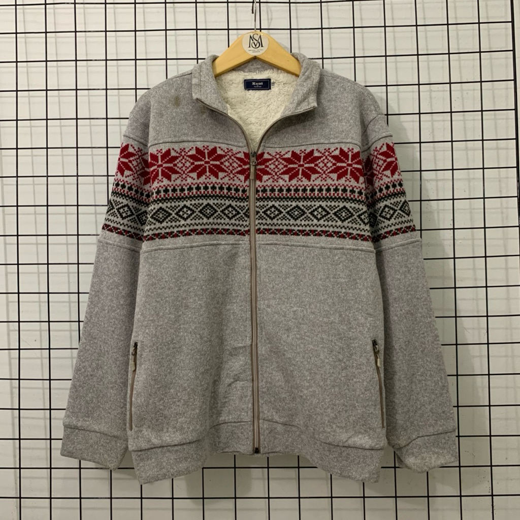 Kent Knited Navajo Sherpa Jacket