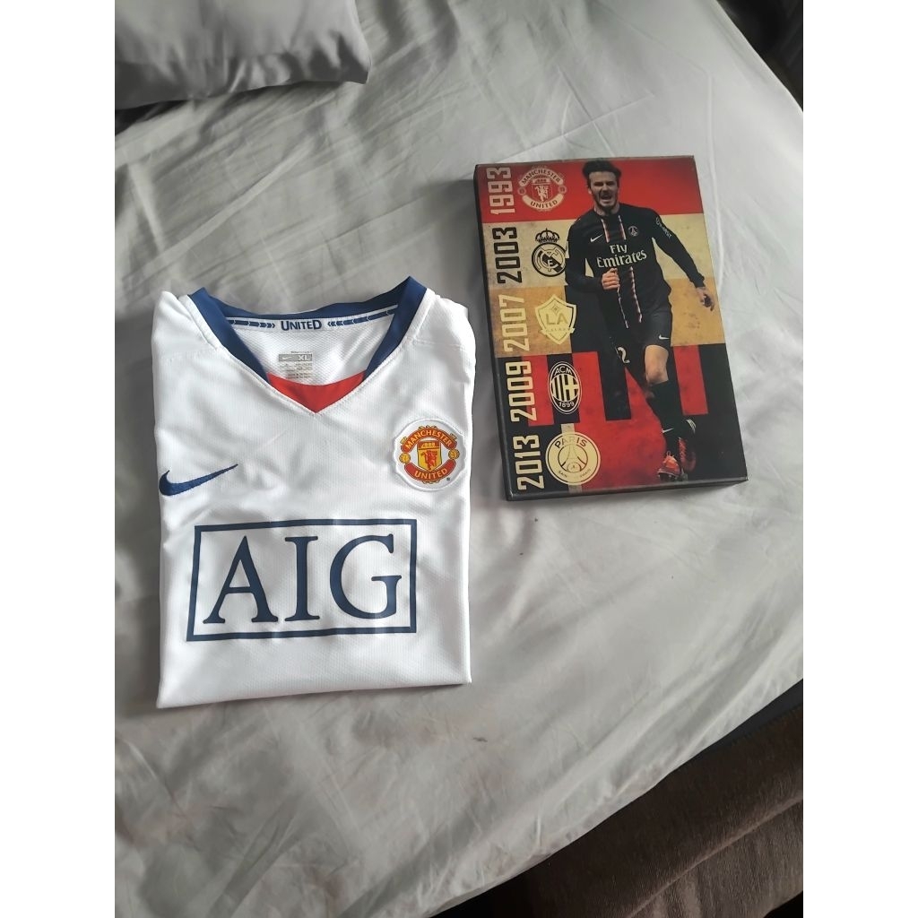 Jersey Original Manchester United Emyu 2008 2009 Away Final Roma