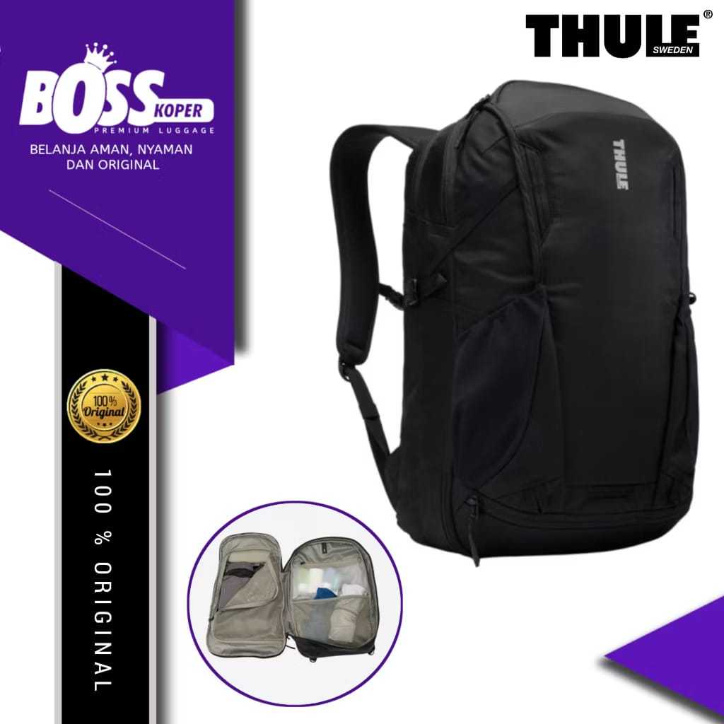 PRELOVED THULE ransel pria backpack kuat outdoor daypack laptop 15 inch + tablet 10 inch