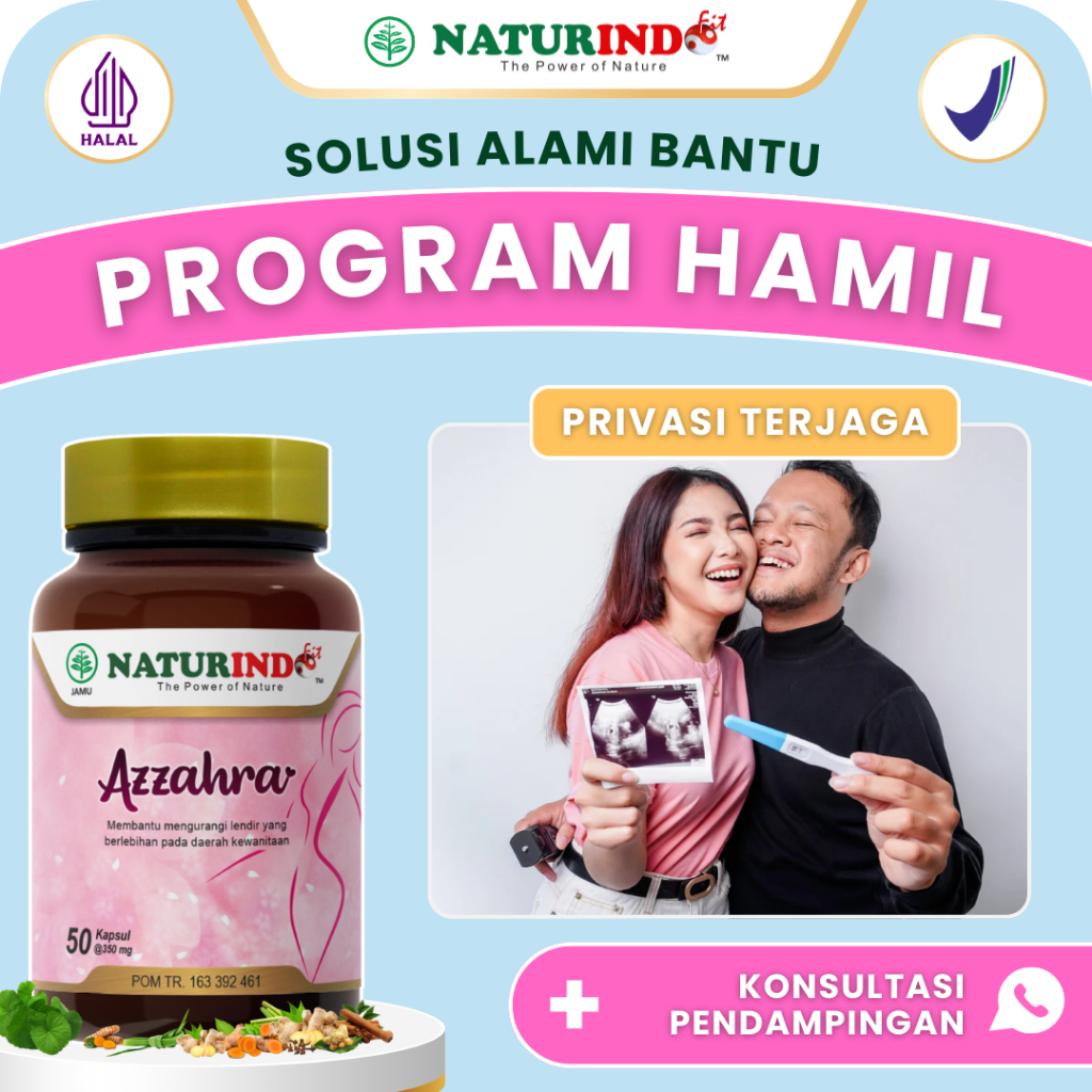 Solusi Promil Herbal Program Hamil Alami Suami Istri Cepat Hamil BPOM Halal | NATURINDO