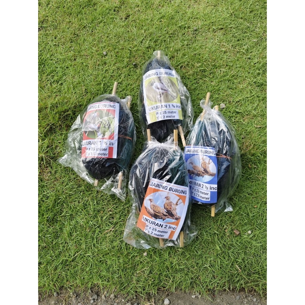 perangkap burung, Jaring burung siap pakai Panjang 25M, perangkap burung liar, Jaring burung sawah