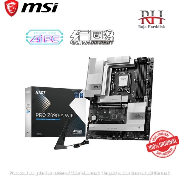 Motherboard MSI PRO Z890-A WIFI Mobo for Intel Core Ultra LGA 1851 ATX