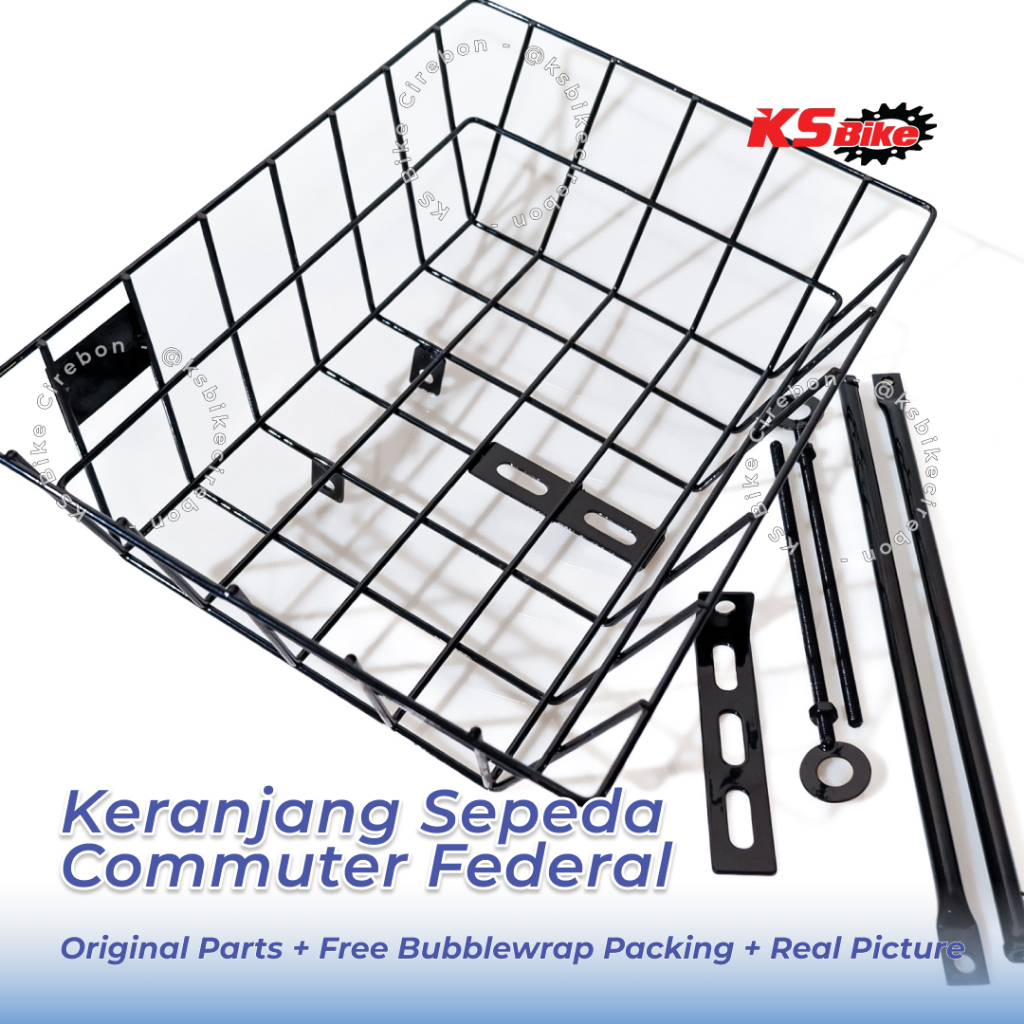 Keranjang Commuter Sepeda Federal City Bike Keranjang Depan Universal MTB Minion Selli Kalcer Basket