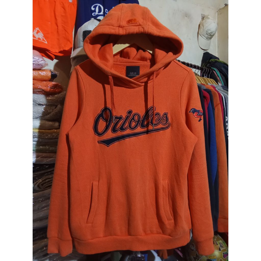 Hoodie MLB Orioles full bordir