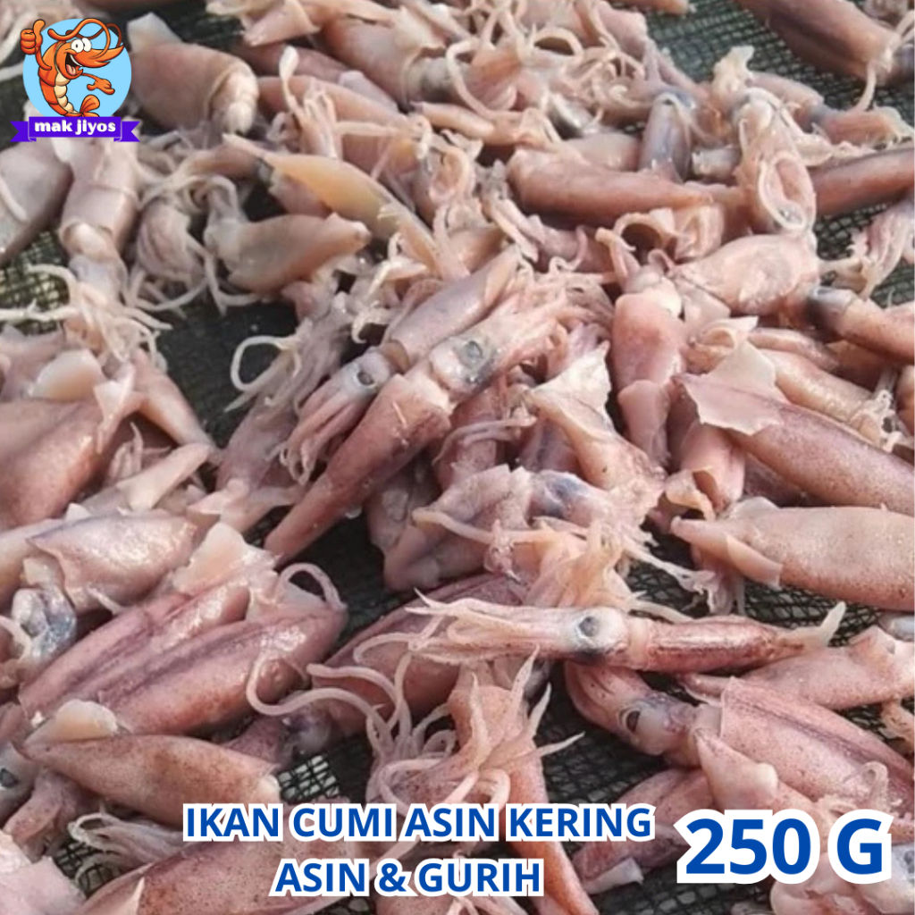 Cumi Sotong Kering 250 Gram Murah Ikan Asin Cumi Kering / Khas Rembang Gread A