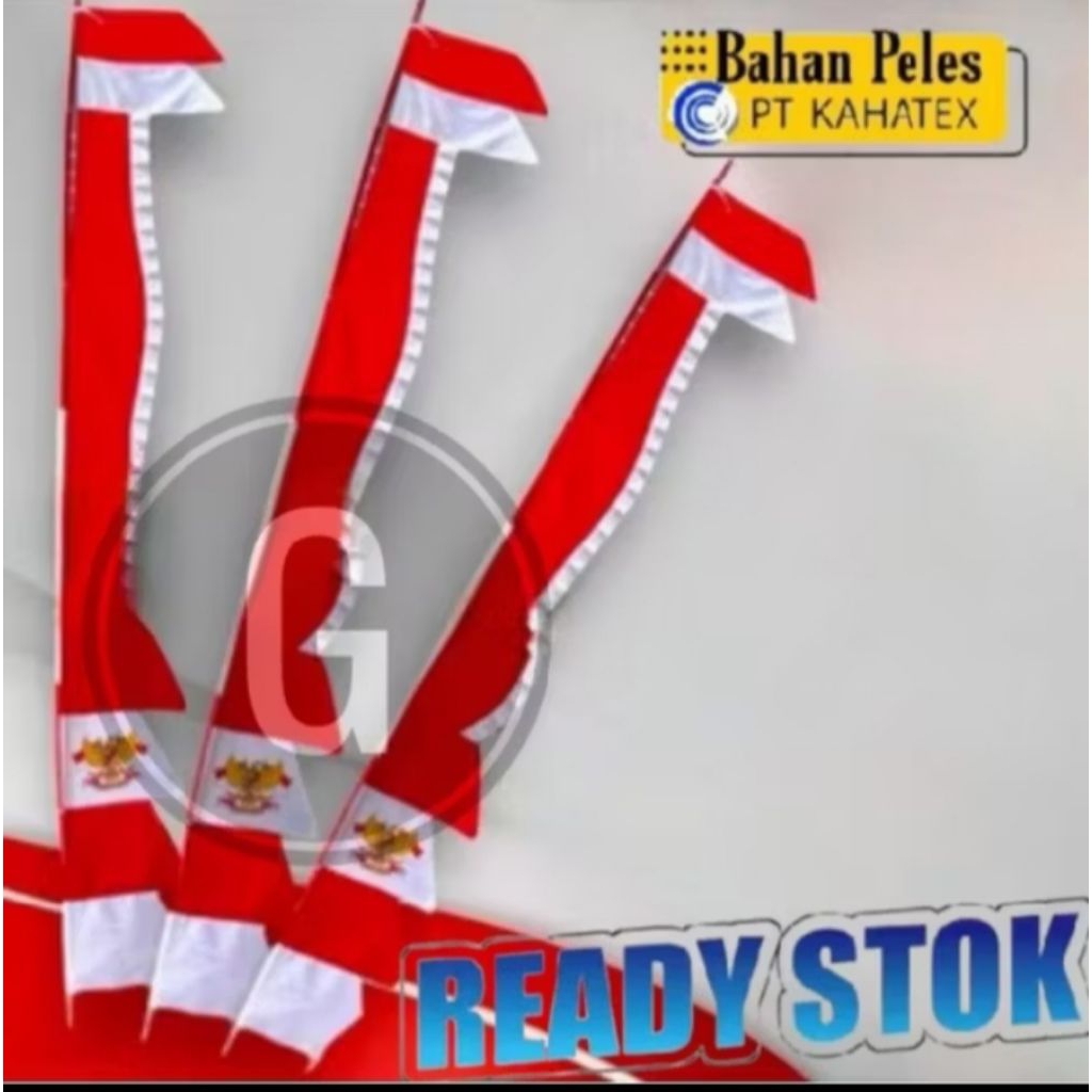 Umbul Umbul Kuda Laut merah putih 2,7 meter