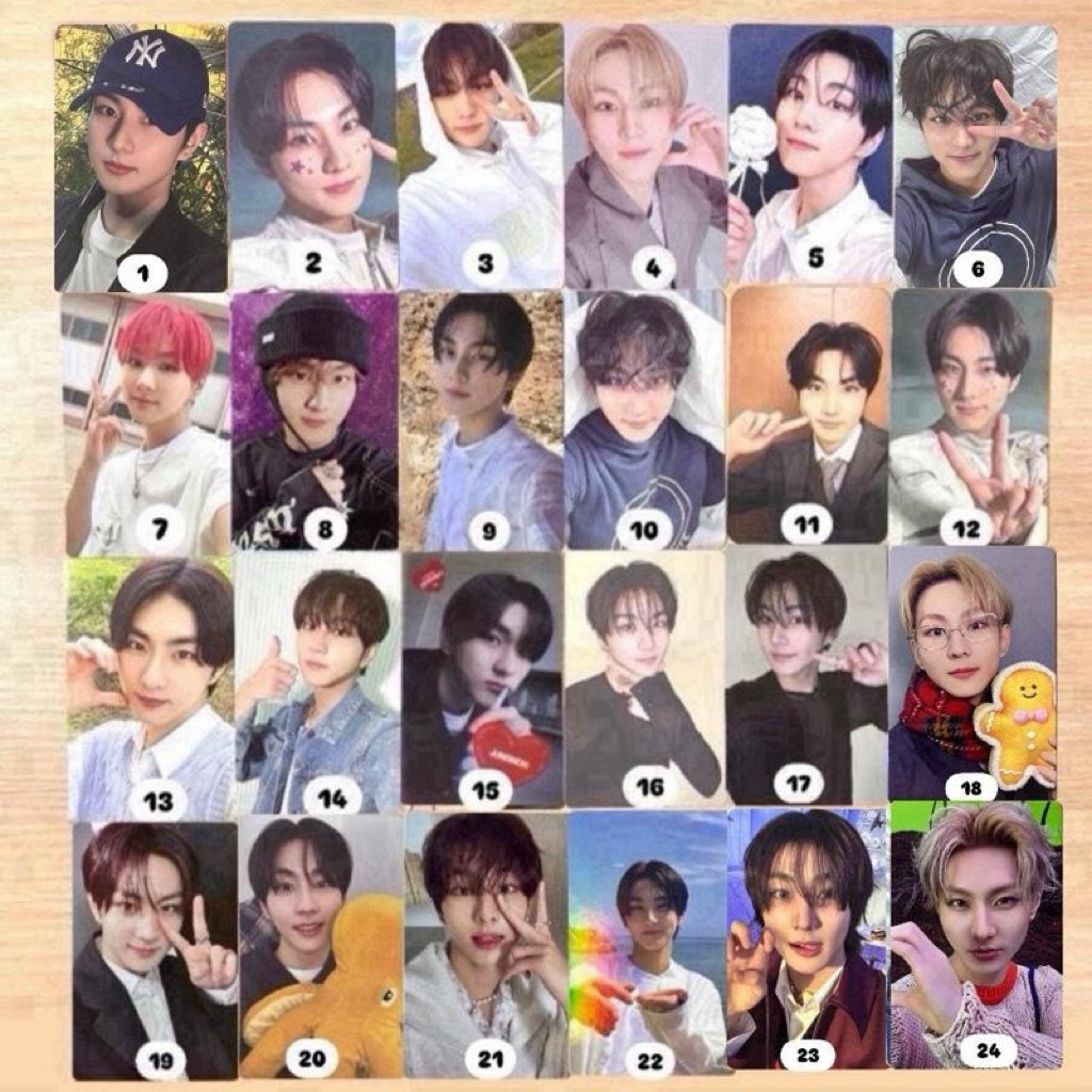 (READY) OFFICIAL PHOTOCARD ENHYPEN JUNGWON ORANGE BLOOD DAYDREAM ENGENE POB YZY ROMANCE UNTOLD