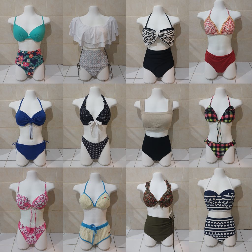 Bikini Set Wanita Sexy Branded Renang Pantai