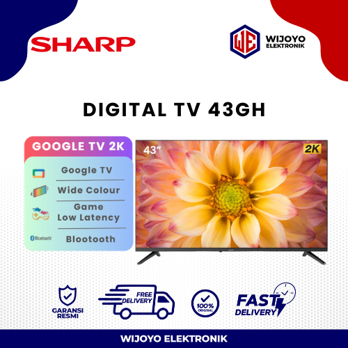TV SHARP LED 42 INCH 42BG1 // 43 GH TYPE ANDROID TV BARU GARANSI RESMI & TERMURAH