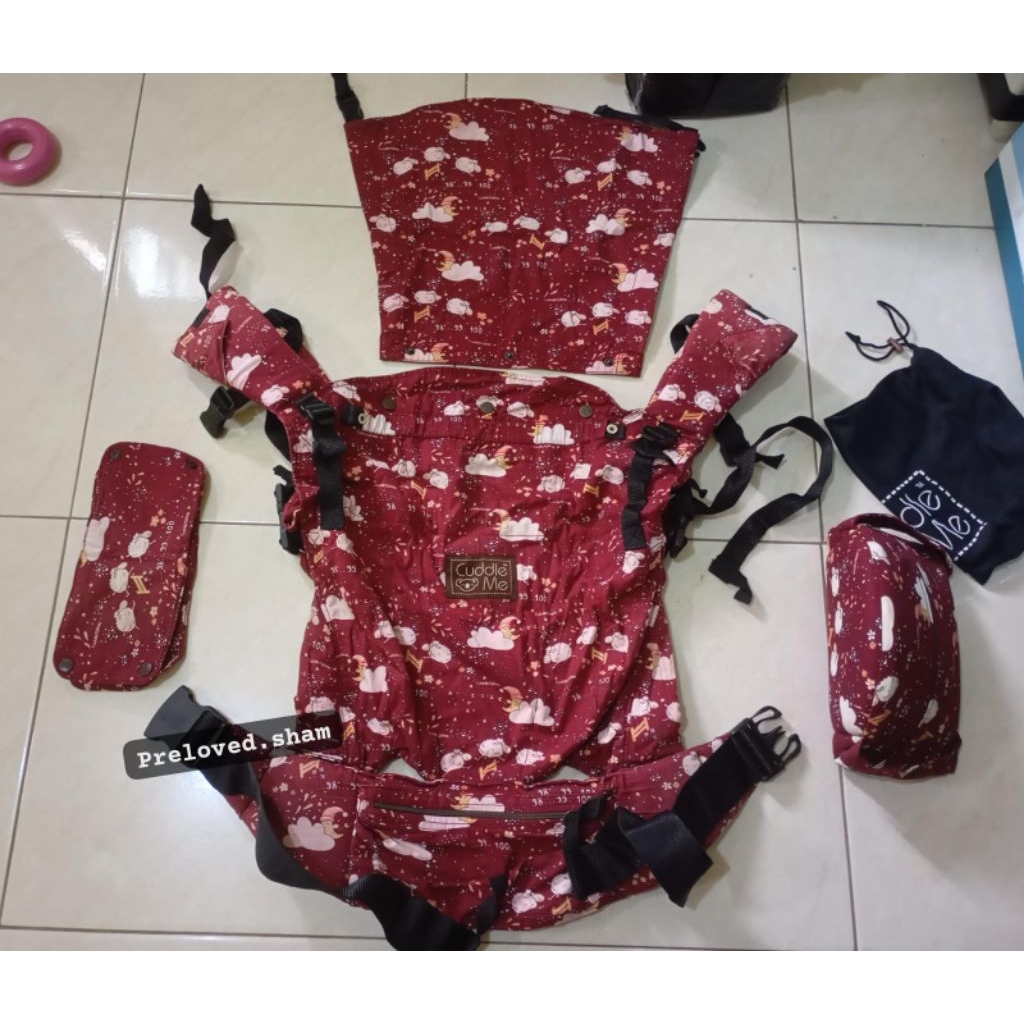 preloved ultimo cuddle me sheep red