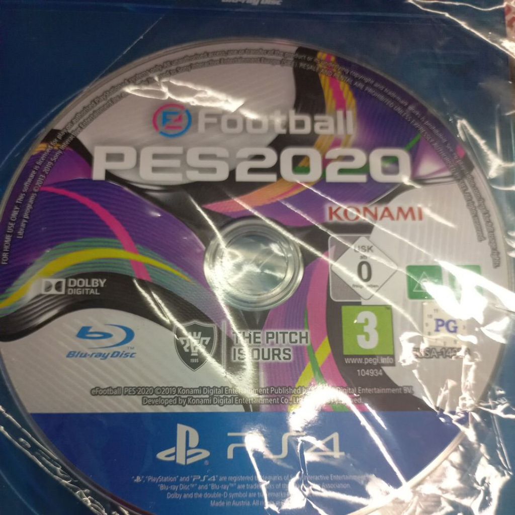 BD PES 2020 ps4/ playstation 4 bekas