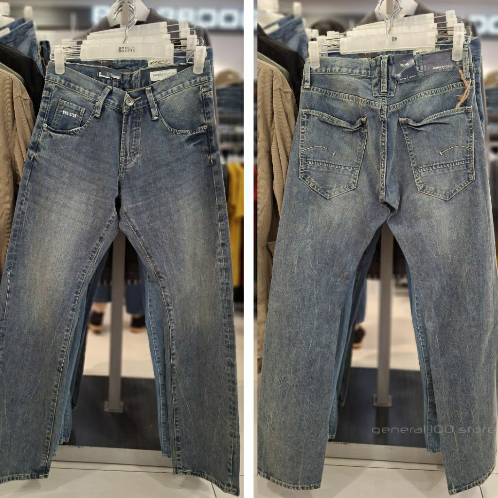 REGULAR | CELANA BOMBBOOGIE ORIGINAL MODEL STANDAR CELANA JEANS STANDAR