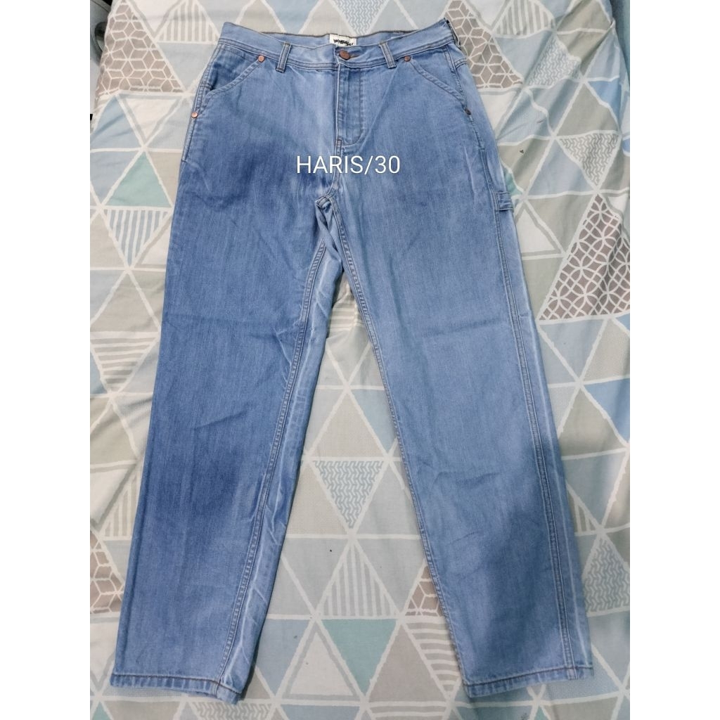 CELANA DENIM WRANGLER HARIS CARPENTER PANTS (NOT LEVIS, OLDBLUE, WINGMAN, SAGE OR NUDIE JEANS)