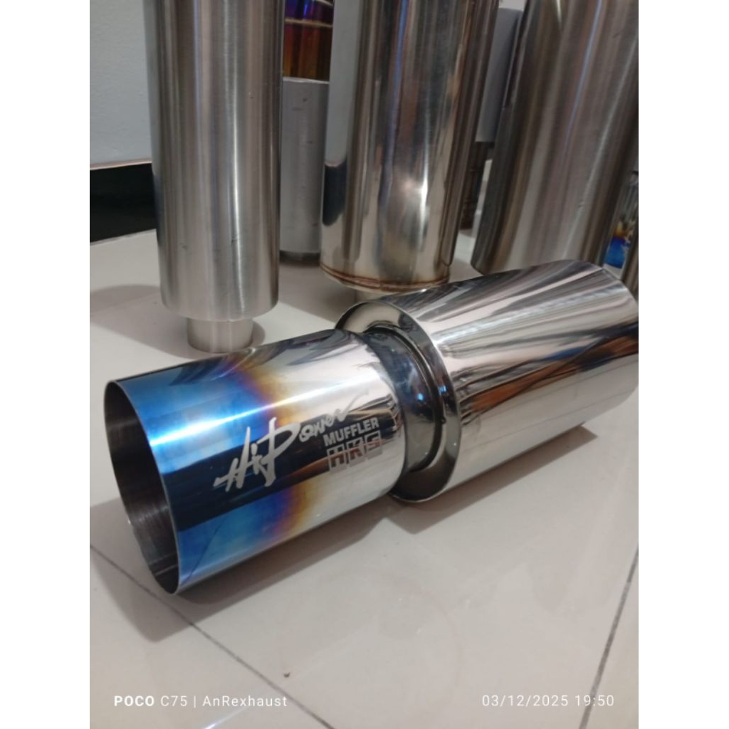 KNALPOT MOBIL HKS HI power SUARA BASS ADEM
