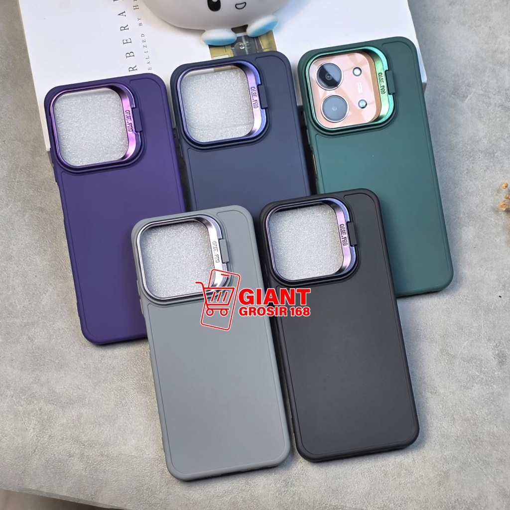 Case Redmi 15C Softcase Macaron Stand Ring Kamera Case Redmi 15C