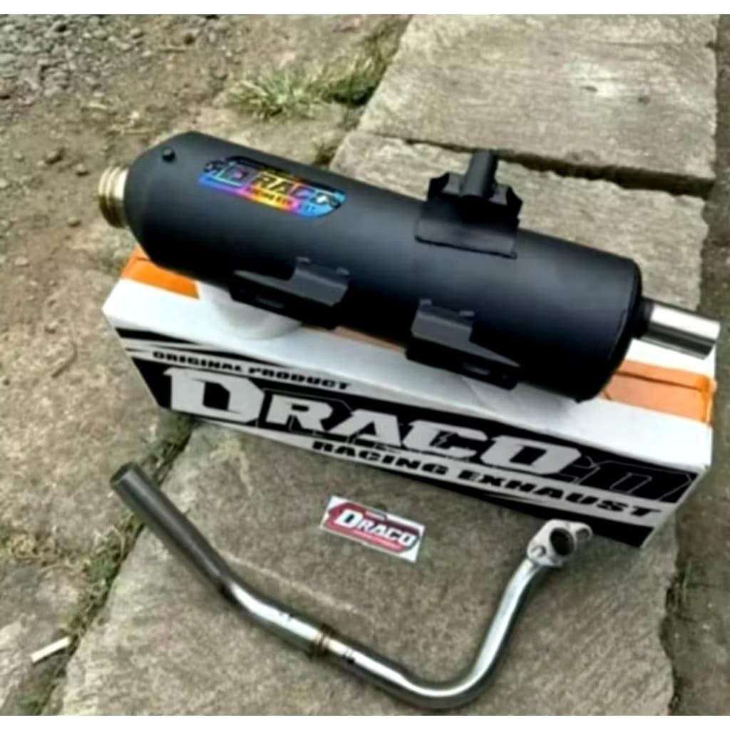 Knalpot SHIJIRO DRACO PROJECT Model SHIJIRO Moncong SHIJIRO Beat karbu deluxe beat esp Vario Mio Sco