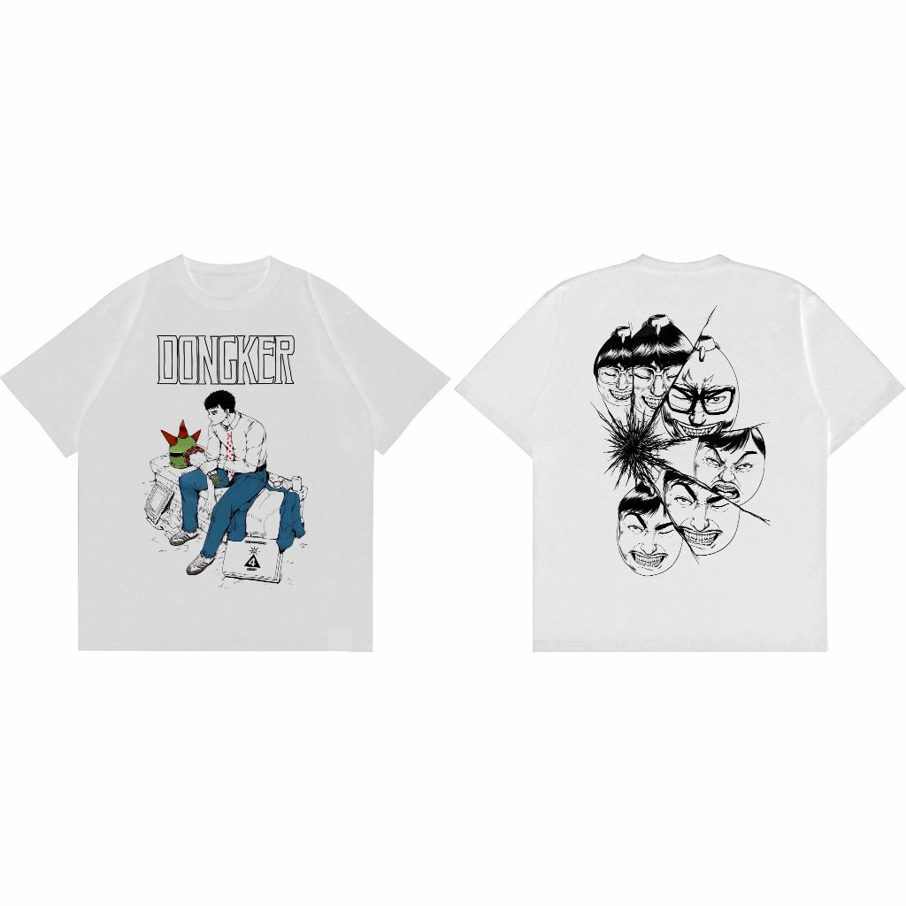 Musicislikemagic - Kaos Band Dongker x Sackhead White