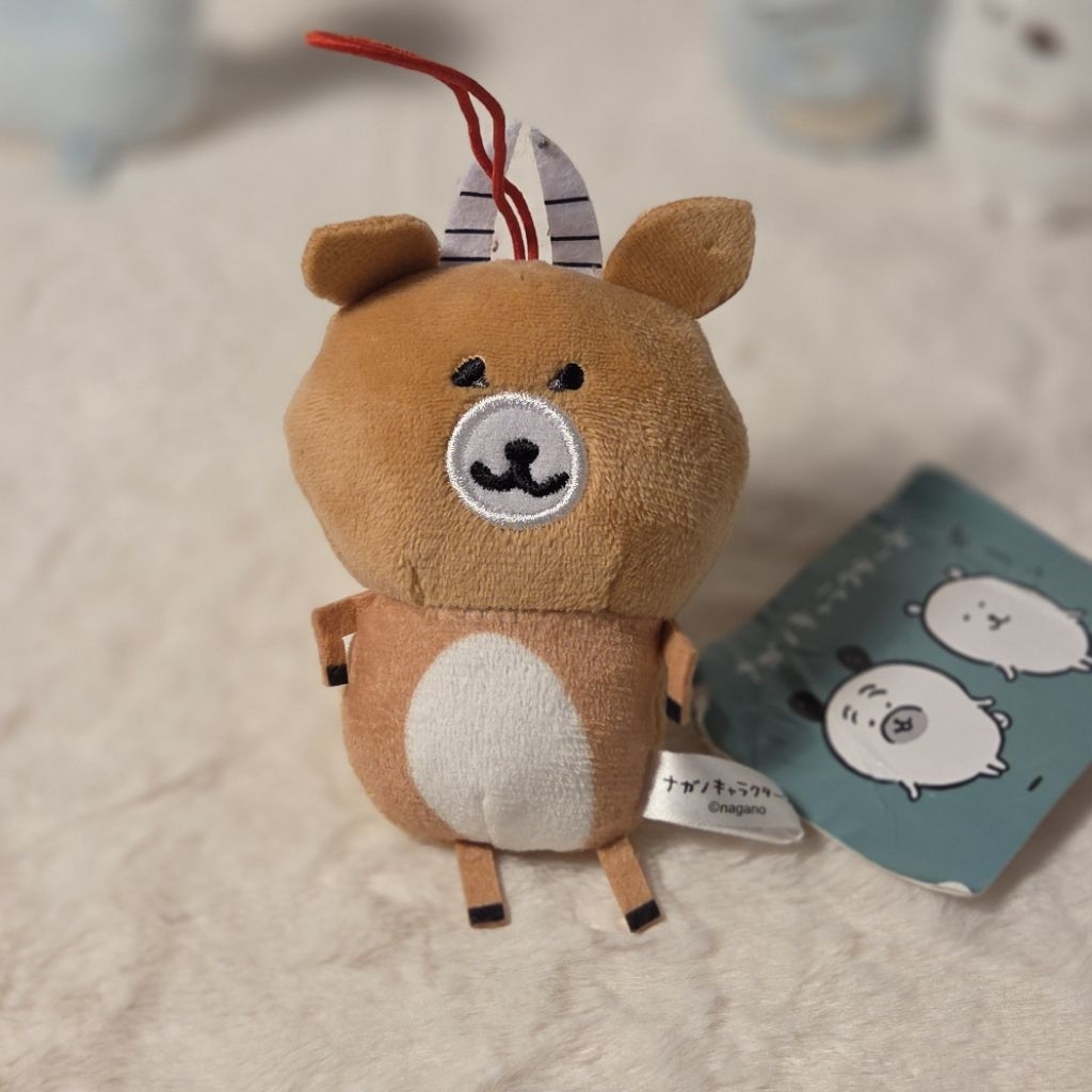 Furyu Nagano Early Impala Character Mascot Plush Keychain Original