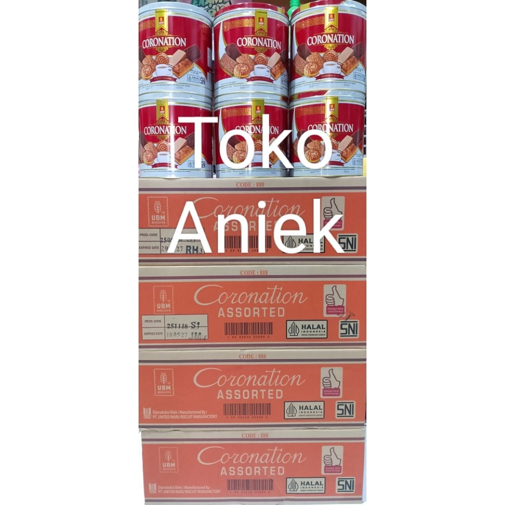 Biskuit Kaleng UBM Coronation 450gr (dus)
