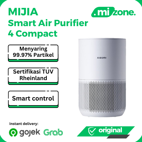 Xiaomi Smart Air Purifier 4 Compact Allergen Removal 3in1 Filter Trap 99.97% Particle 27W Low Energy