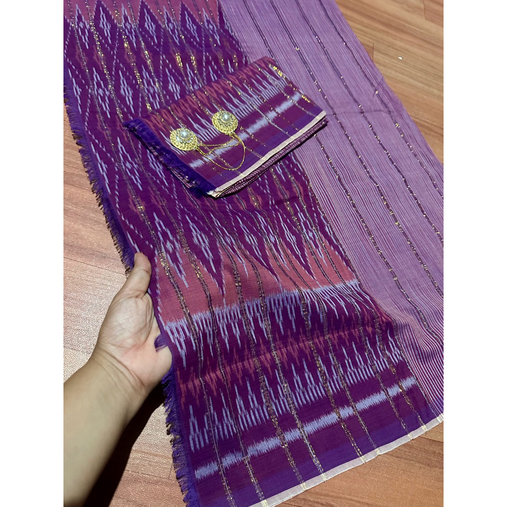 Kamen endek seseh tenganan set selendang