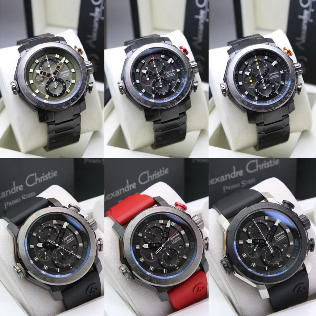 Jam Tangan Pria Alexandre Christie 6565 AC6565 AC 6565MC (ORIGINAL)