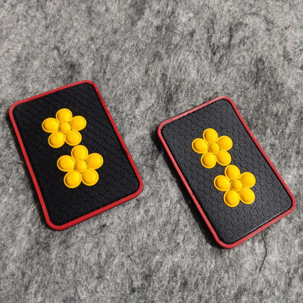 Patch Rubber Pangkat AKBP POLRI 3D / Patch Pangkat AKBP POLRI / Patch Rubber Polisi