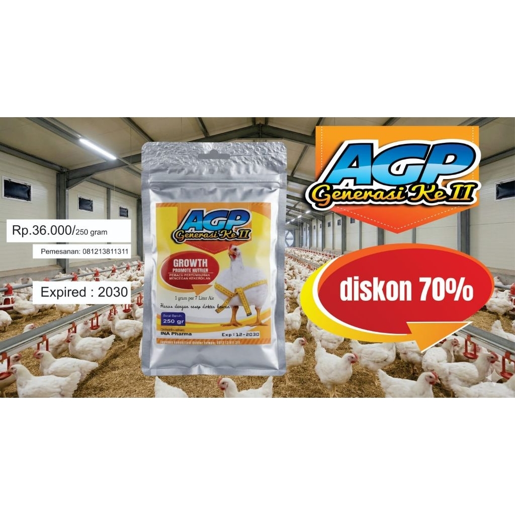 AGP Generasi ke II Vitamin Suplemen Broiler