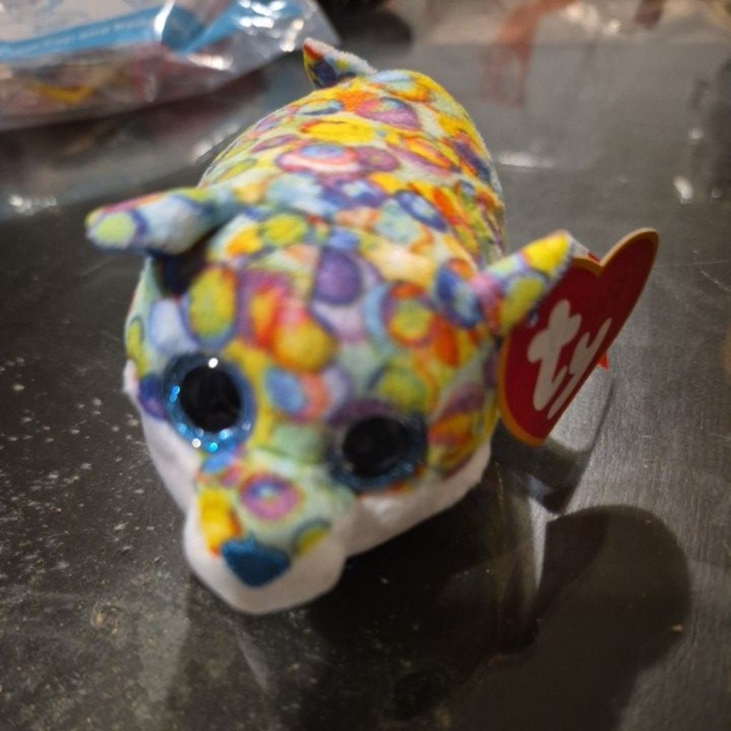 Mini Plush Tsum Tsum TY Mcdonald's Finley the Big Eyed Fox Mainan Koleksi Rare