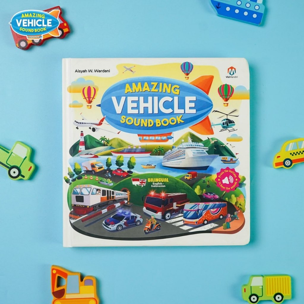 Sound Book Amazing Vehicle Bilingual Boardbook