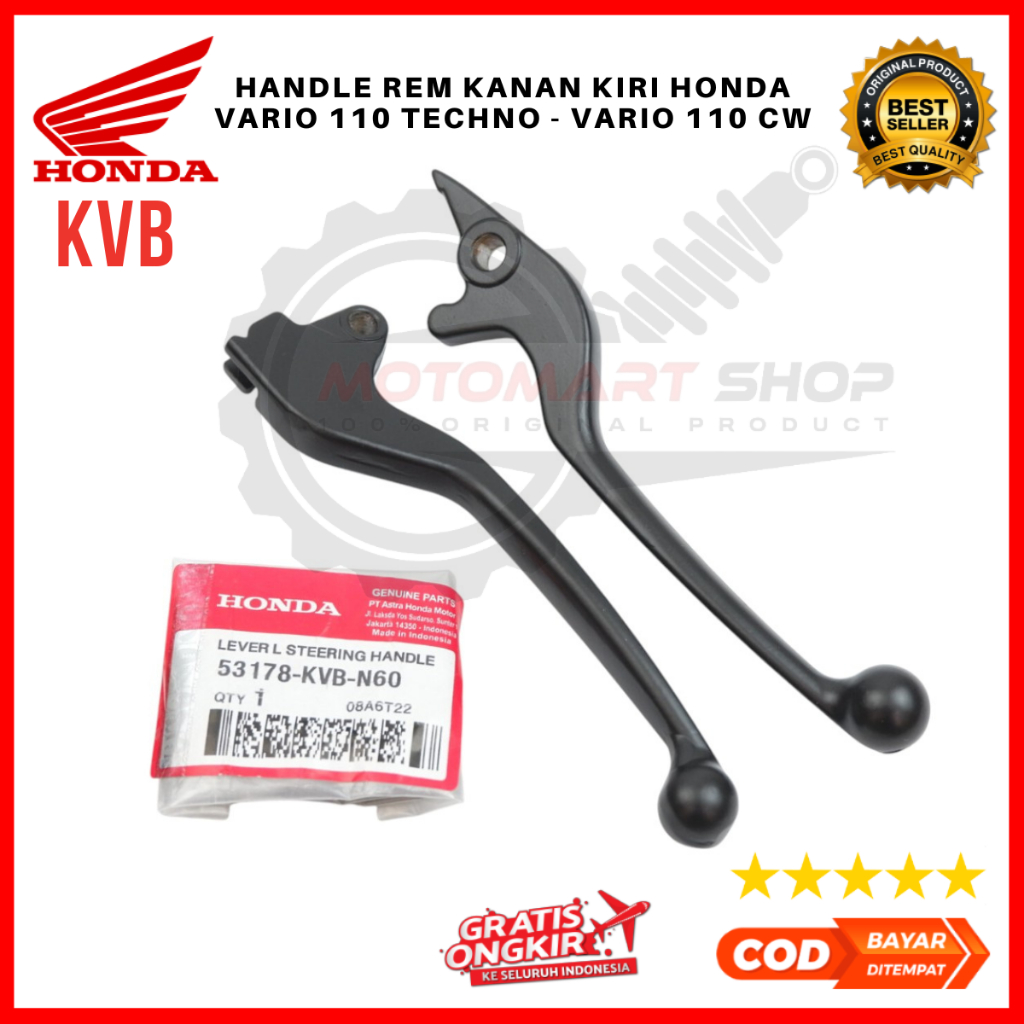 Handle Rem Vario 110 Techno Ori / Hendel Rem Kanan Kiri Vario 110 CW - KVB