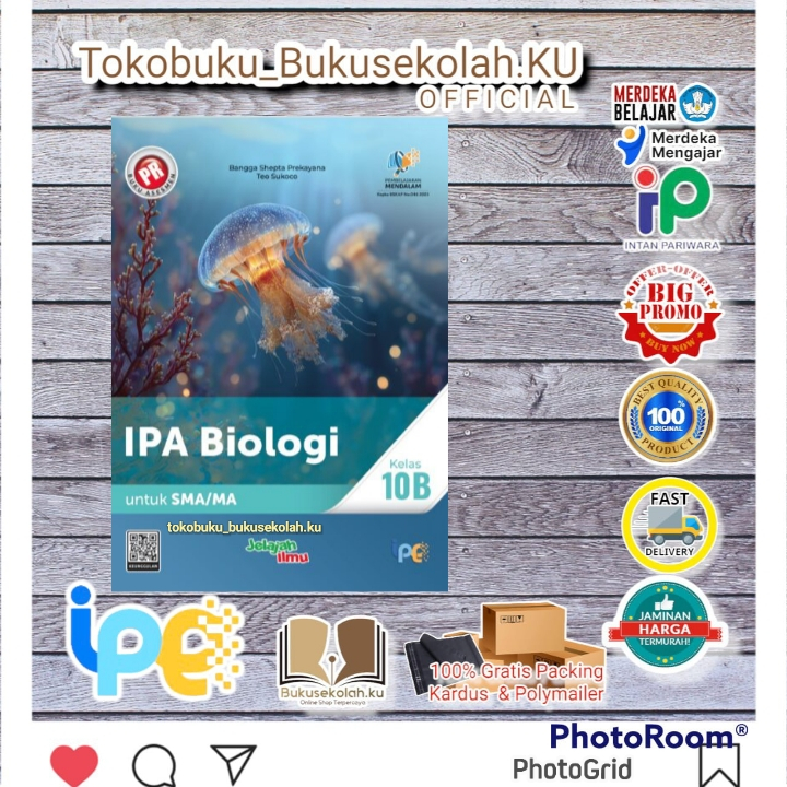 diskon Buku PR interaktif Kurikulum Merdeka : PR IPA Biologi KELAS 10 SEMESTER 1, 2 Terbaru   INTAN 