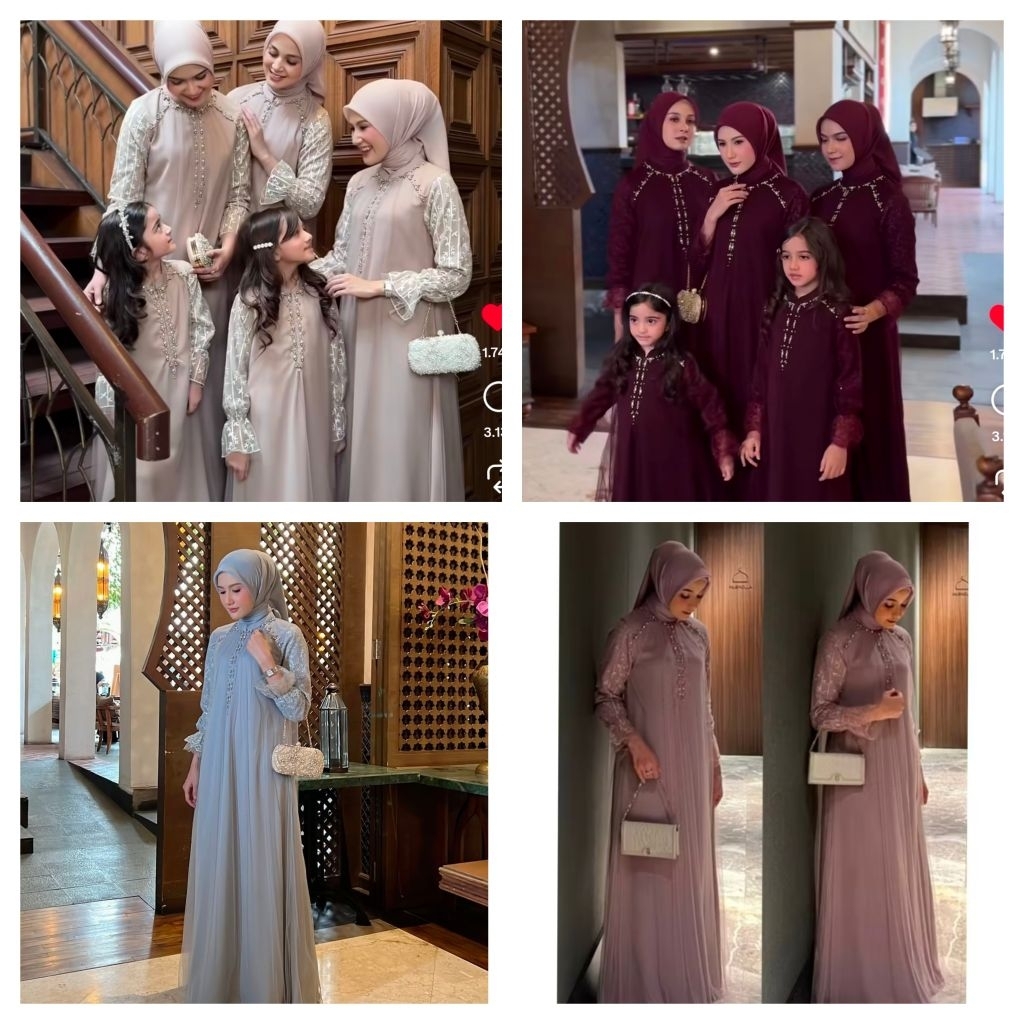 CELINAA DRESS BY KALEELA ID (BISA SHOPEE VIDEO)