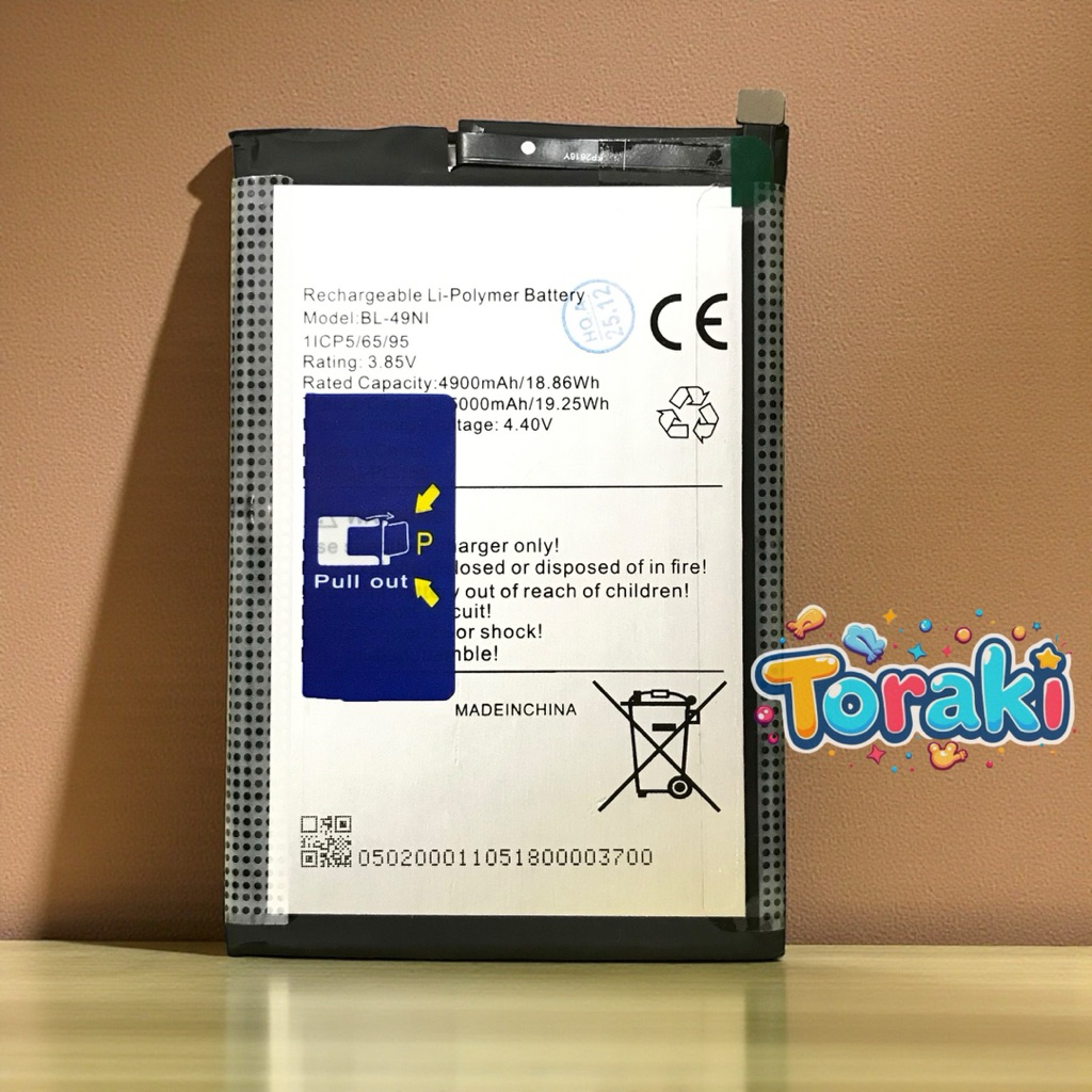 HQI Baterai For Hp Itel A60 A662L A60S A70  / P55 NFC / Vision 5 S663LC / Vision 5 PLUS S662LC  BL-4