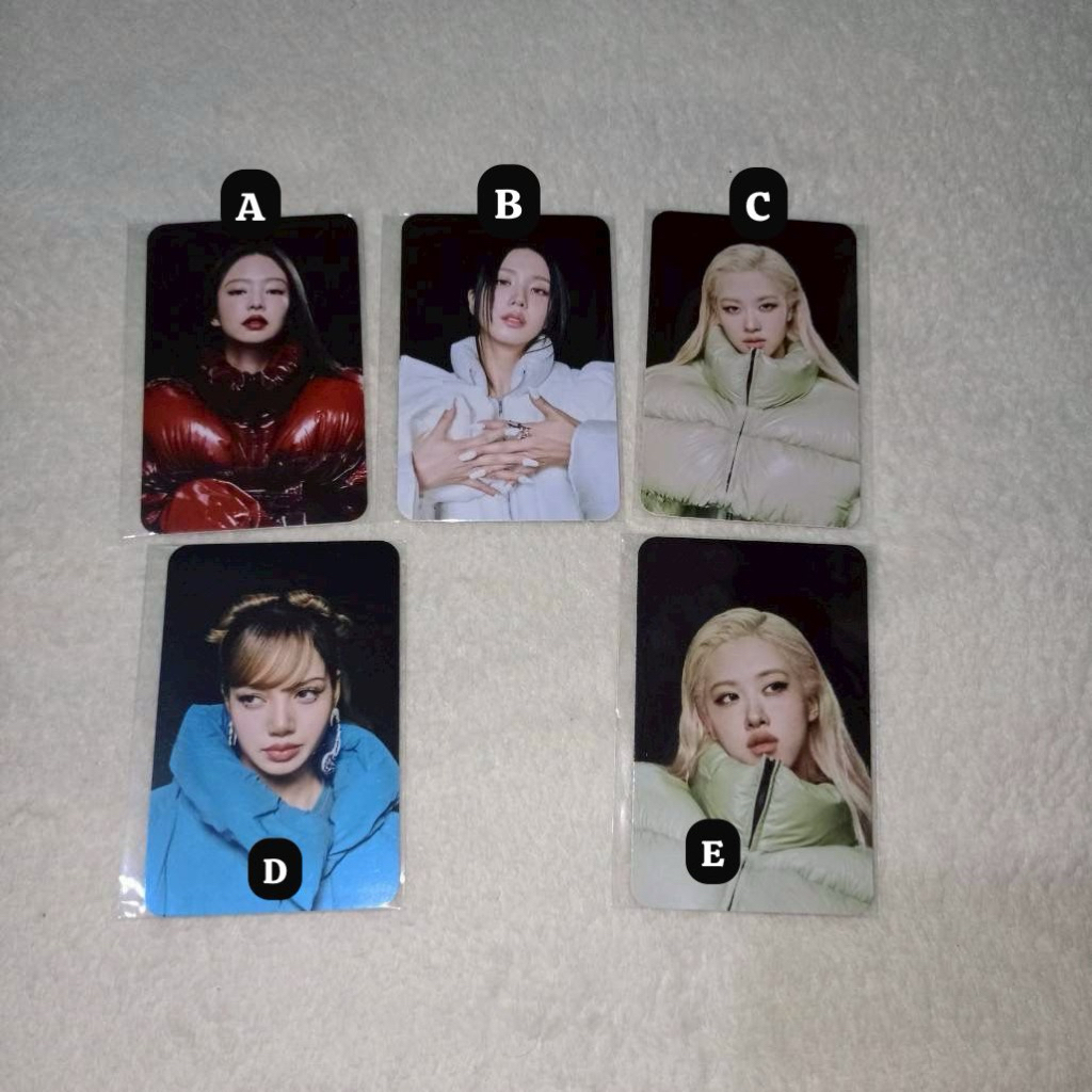 [ READY STOCK ] Photocard Benefit MD Jump Musinsa Blackpink JISOO JENNIE ROSE LISA