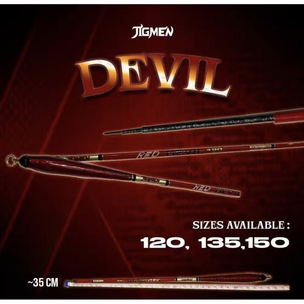 TEGEK JIGMEN RED DEVIL MICRO POLE