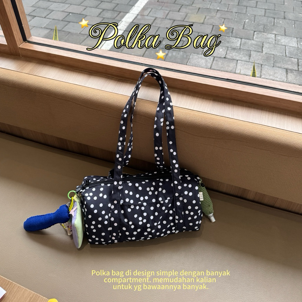 Fukuya.ind — Tas Bahu Polka Bag / Tas Polkadot / Handbag Polkadot /  Shoulder Bag