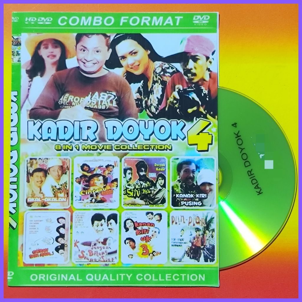 Kaset Komedi Film Indonesia Jadul Koleksi Kadir & Doyok Vol.4 Edisi Pilihan Terviral 8in1