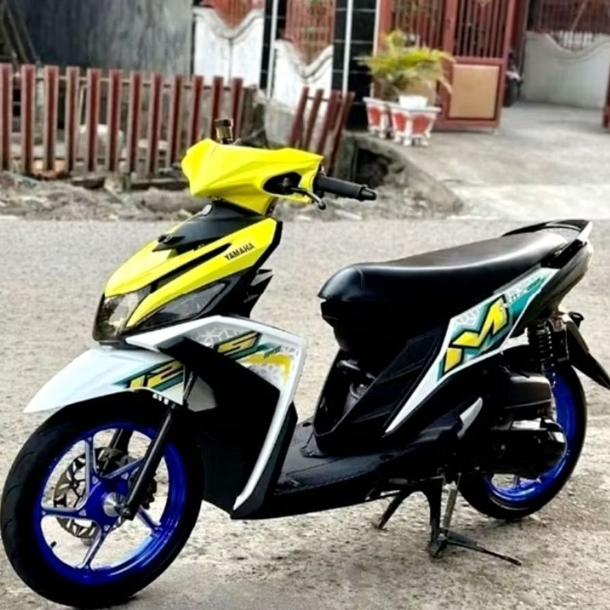 Striping stiker polet motor yamaha Mio m3 125 mio125 2023 Fullset list stiker motor standar TERBAIK