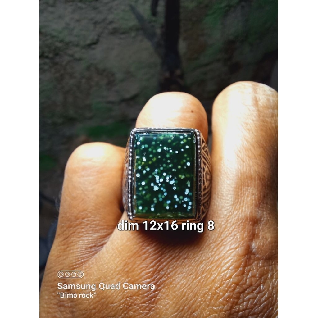 cincin batu akik telur kodok klawing