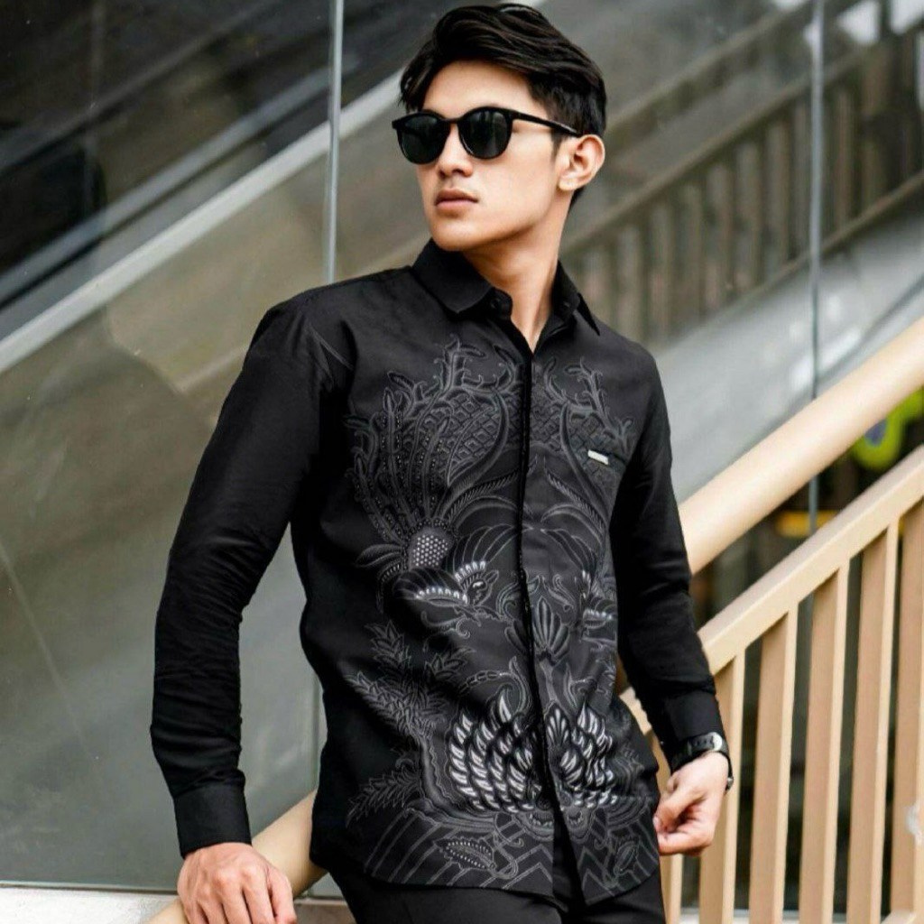 Batik Pria/Baju Batik Pria Dewasa Batik Pria Lengan Panjang Ukuran M L XL XXL