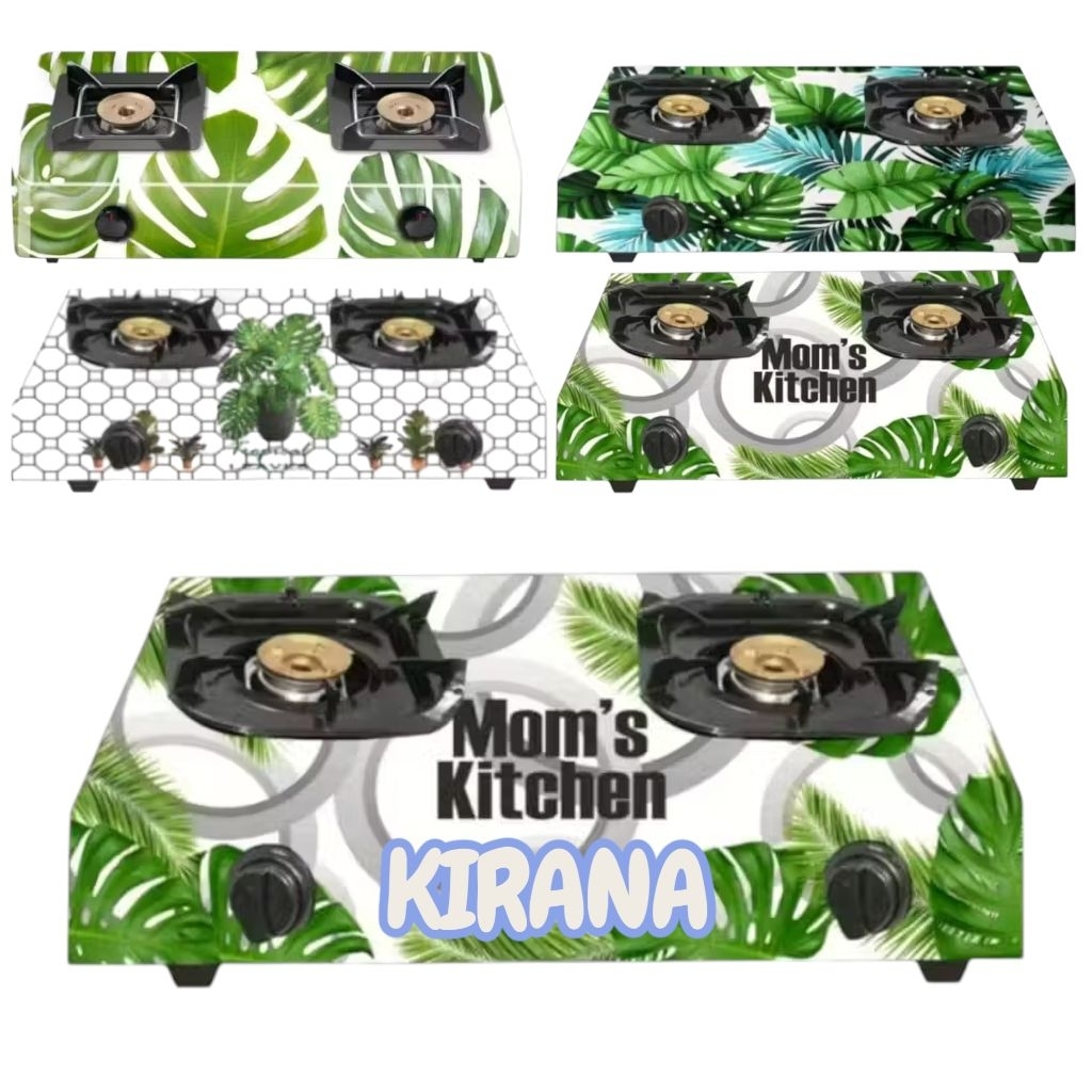 STICKER Dekorasi KOMPOR GAS 2 Tungku / Sticker Kompor Gas 2 Tungku